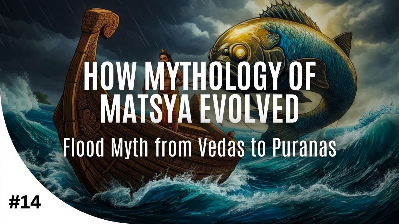 Hinduism Simplified 14: How Mythology of Matsya Evolved | Flood Myth | Matsya, Manu and Flood