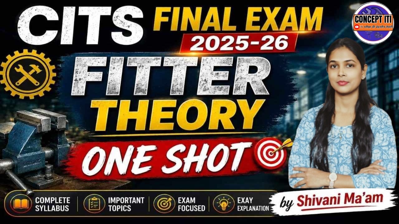 CITS Final Exam Fitter 2026 | CITS Fitter Final Exam Paper 2026| Previous Year Question| CONCEPT ITI