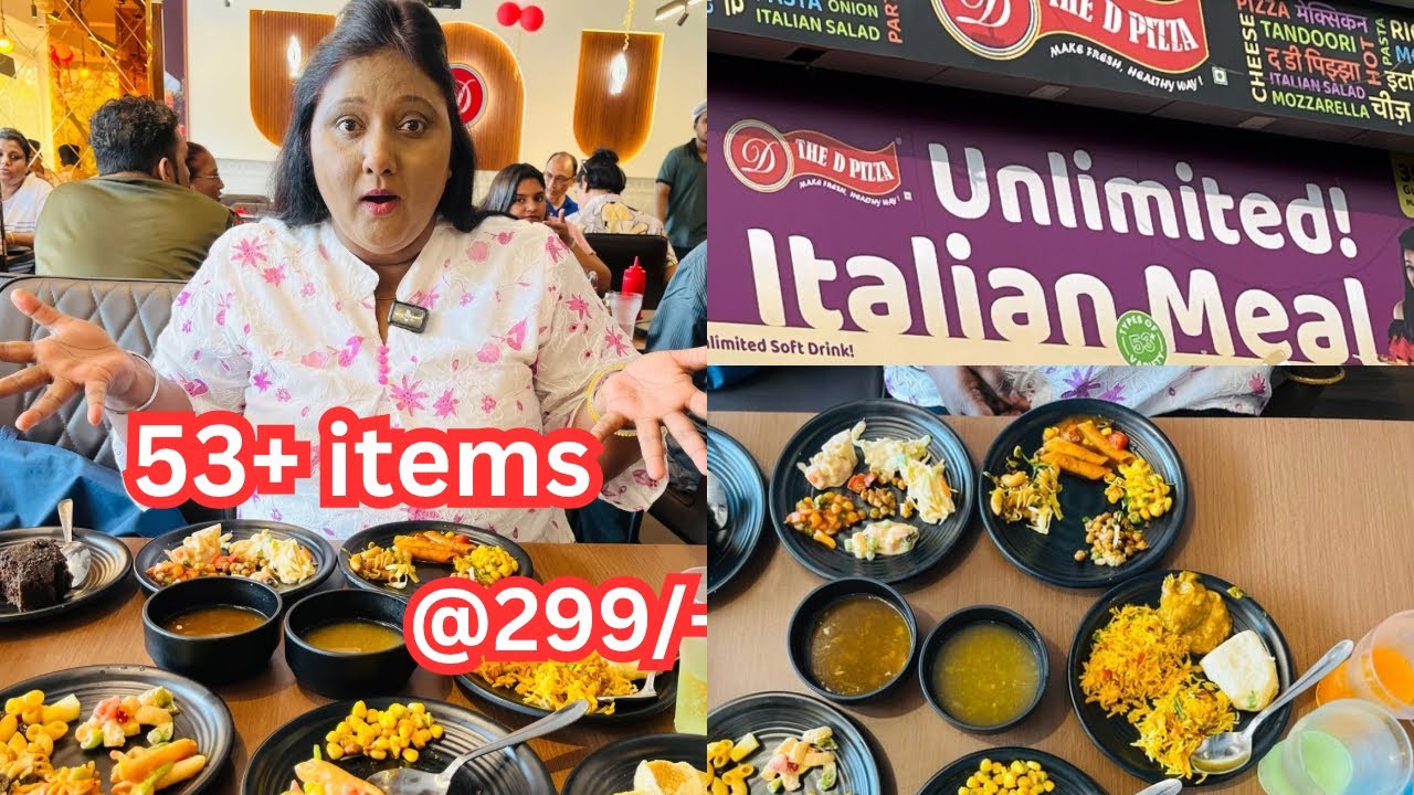 Unlimited Italian Buffet at The D Pizza 🍕 | 53 Dishes Madness | Vaishali Girbide Vlog