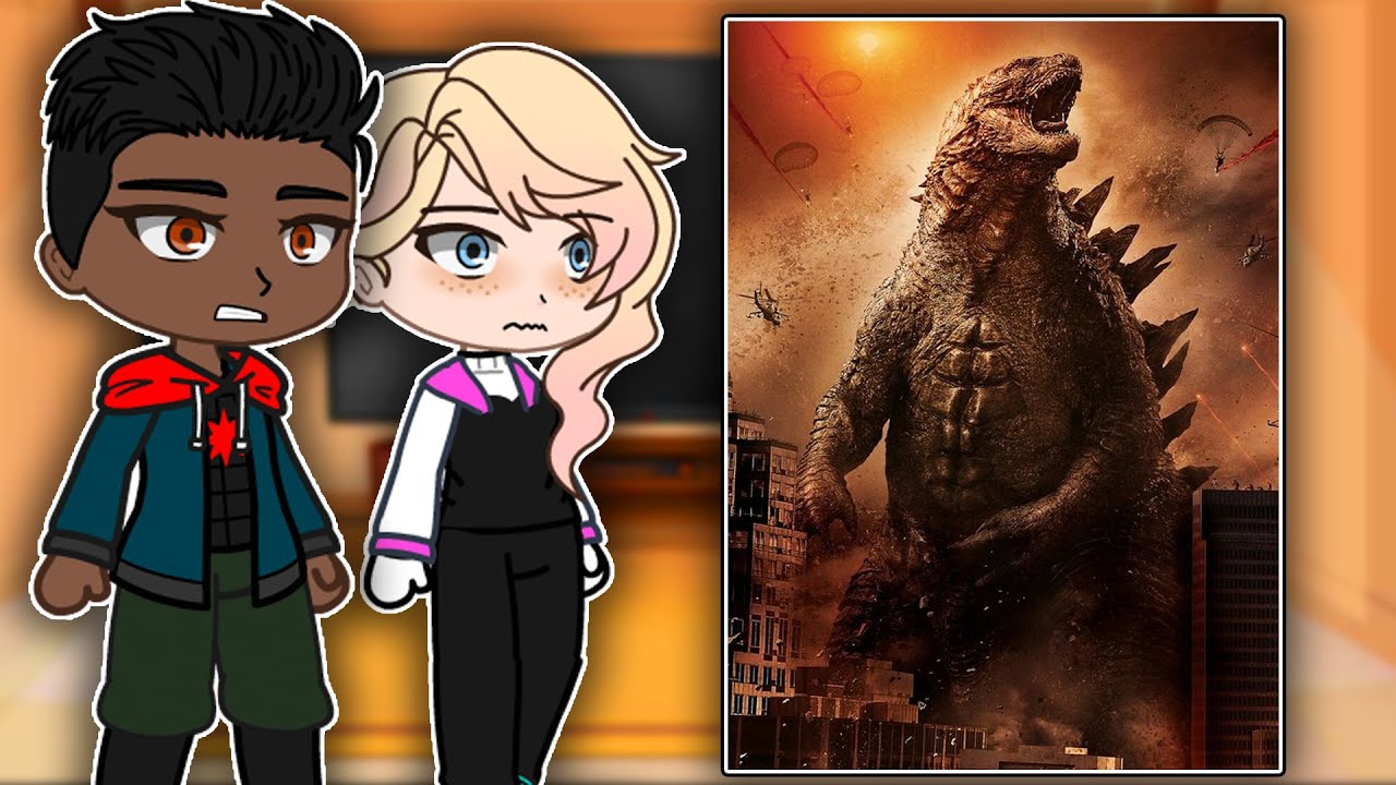 Spider-Verse React To Godzilla | Gacha react