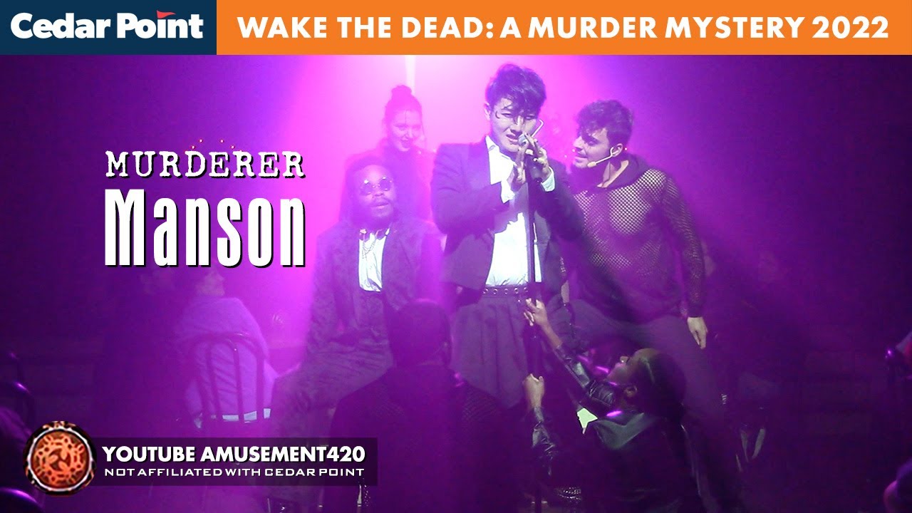 WAKE THE DEAD FULL SHOW ‘MANSON’ AS THE ‘KILLER’ Cedar Point HalloWeekends 2022 | amusement420