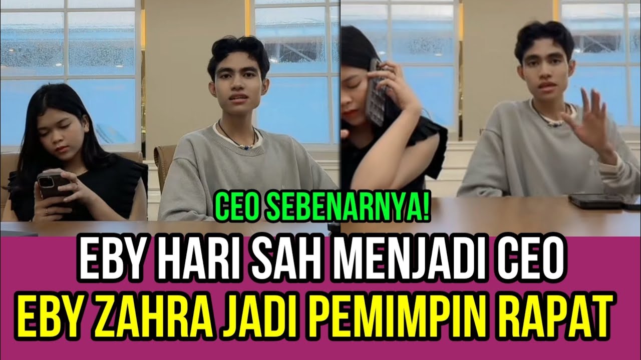 Eby Hari Ini Sah Menjadi CEO! Eby Zahra Jadi Pemimpin Rapat!