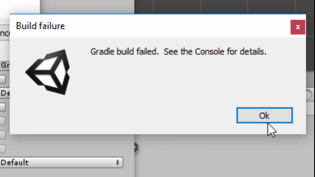 Unity gradle build failed.See the console for details... 2018.1.8 PROBLEM &Ccedil;&Ouml;Z&Uuml;M 2018