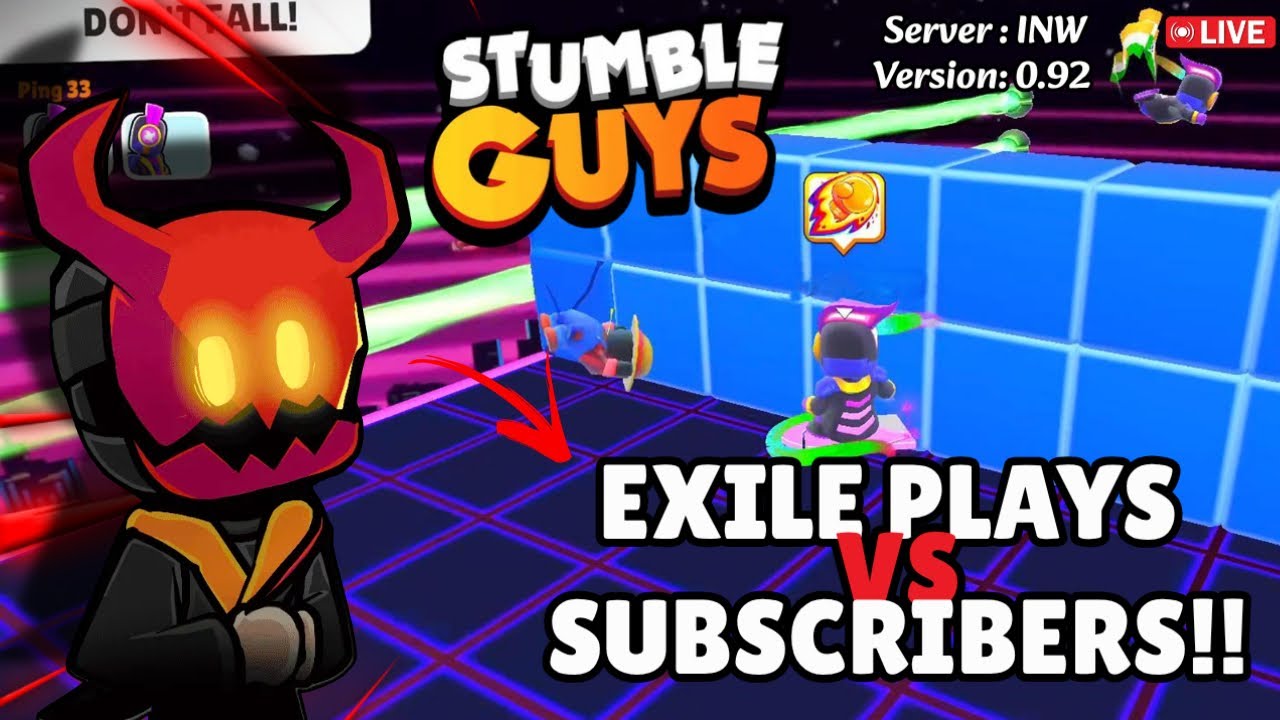 🔴 STUMBLE GUYS LIVE | Playing with Subscribers 💥 Block Dash Team | Road to CC | Push to 5K Subs! 🚀