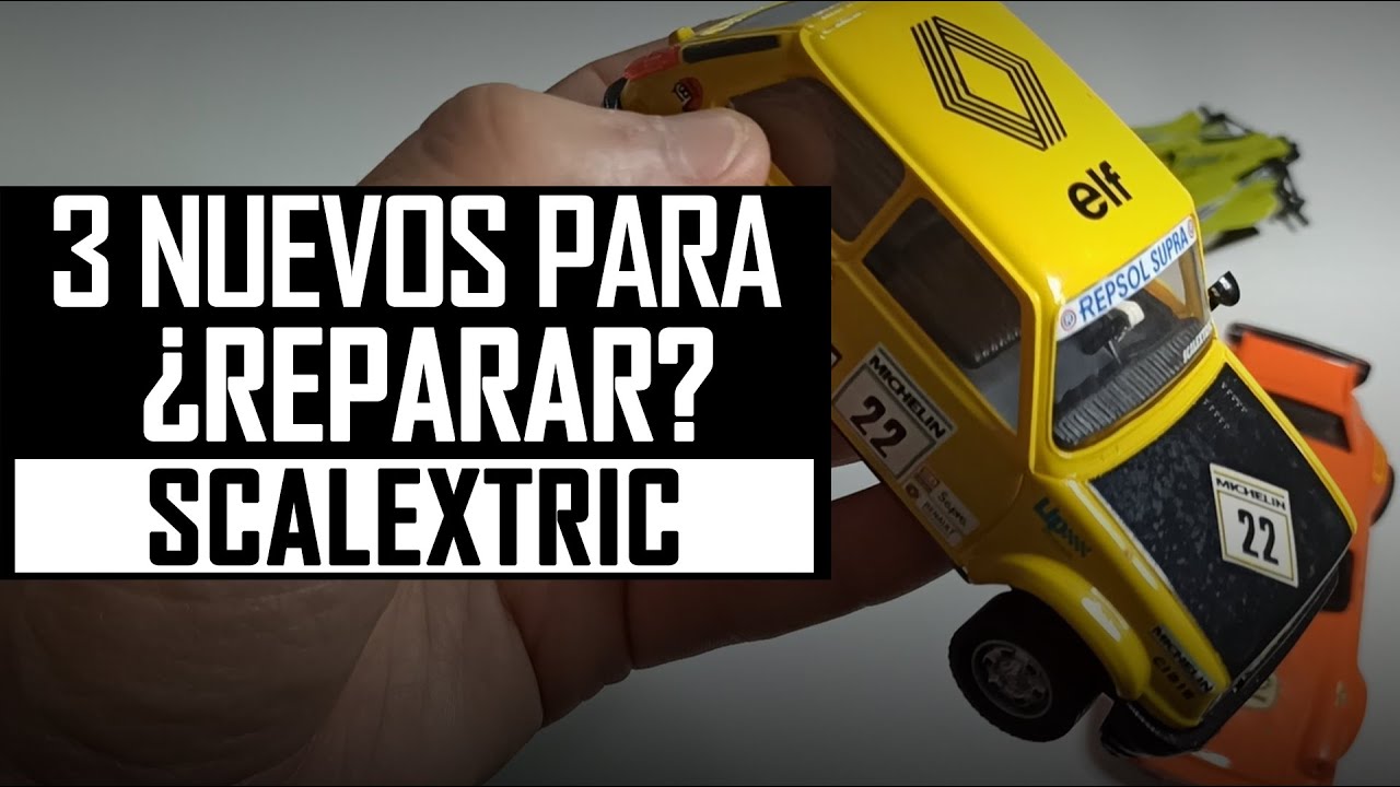 🚙💨 RENAULT 5 ALTAYA 【 SCALEXTRIC 】 DESGUACE EXIN + TECNITOYS 🚗💨 ¡2ª Mano! COCHES para REPARAR!