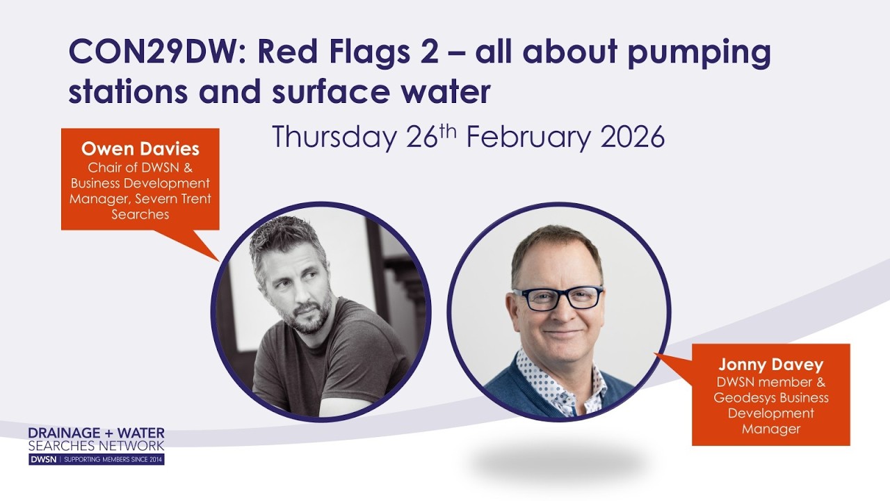 CON29DW Red Flags 2 - all about pumping stations and Surface Water
