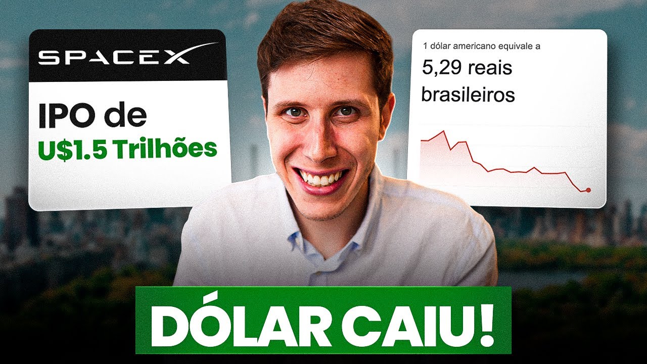 Bolsa volta a subir e Dólar bate R$5,29, Mega IPO da SpaceX, Acordo de Trump com Groenlândia e mais…