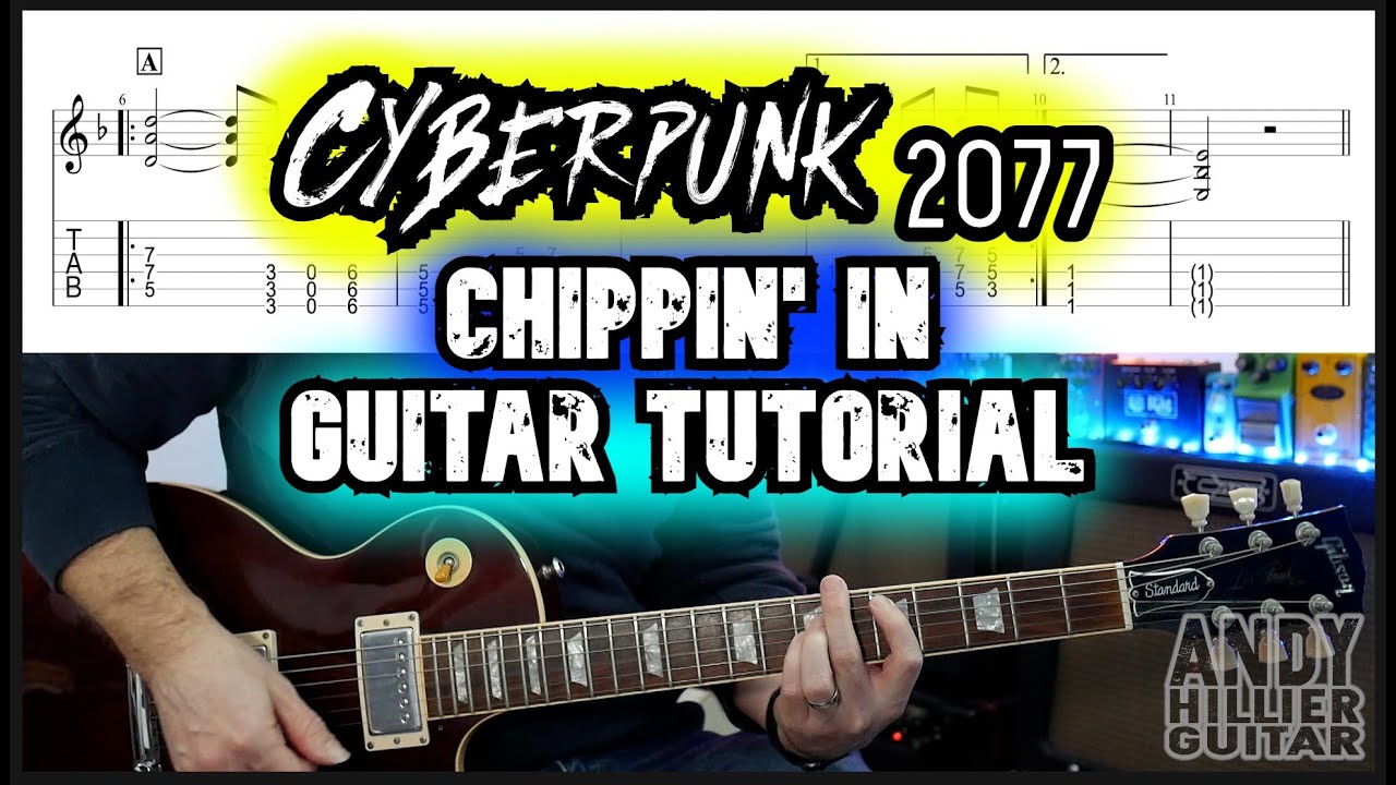 Урок по игре на гитаре в Cyberpunk 2077 Chippin' In