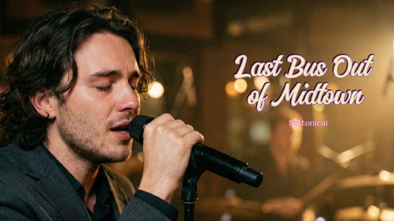 Last Bus Out of Midtown – When Love Misses the Last Ride 🌆💔 - #softonicai #80smusic #music #sadsong 