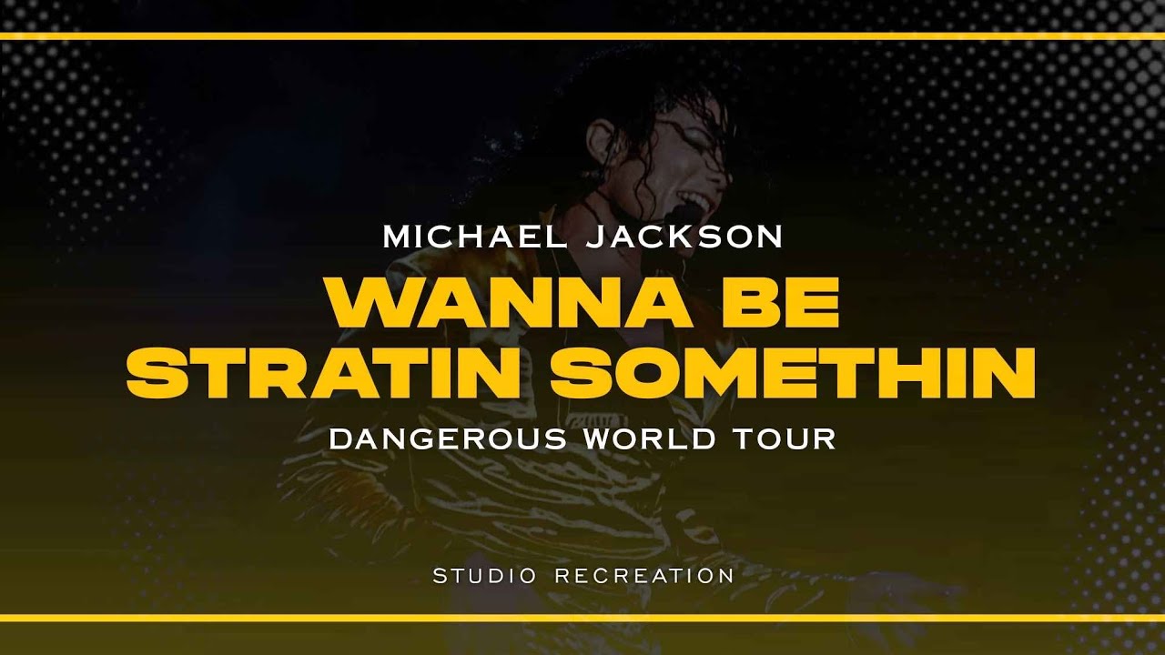 Michael Jackson - Wanna Be Startin Something | Dangerous World Tour (Studio Instrumental Recreation)