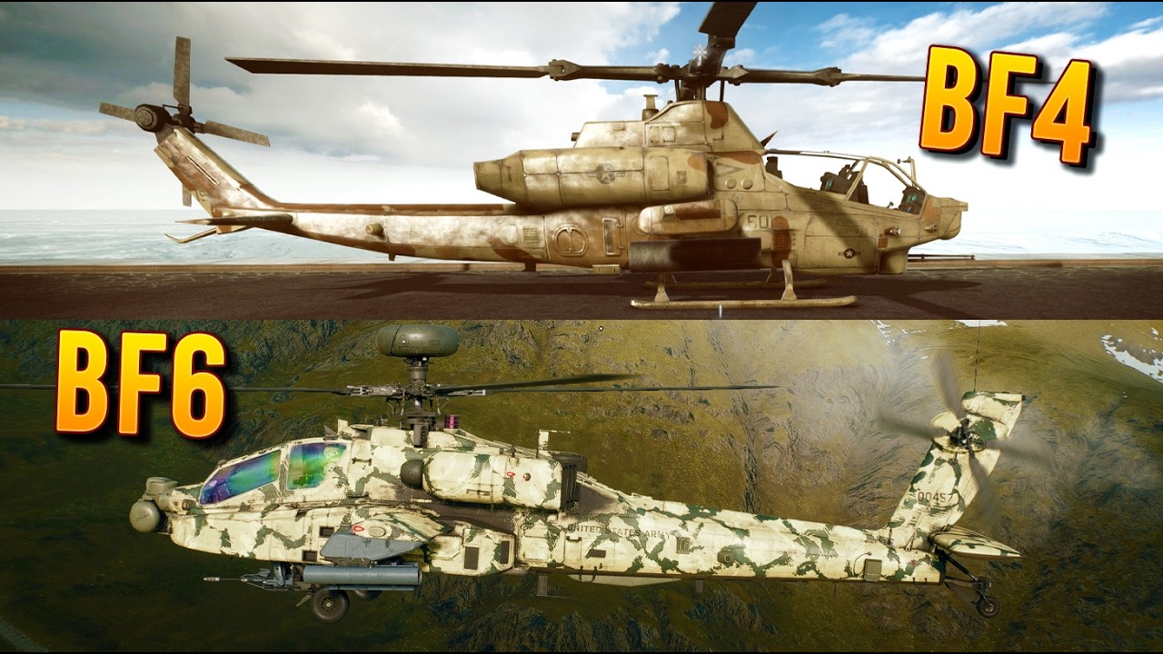 Battlefield 6 vs Battlefield 4 Attack Helicopters… What Happened?