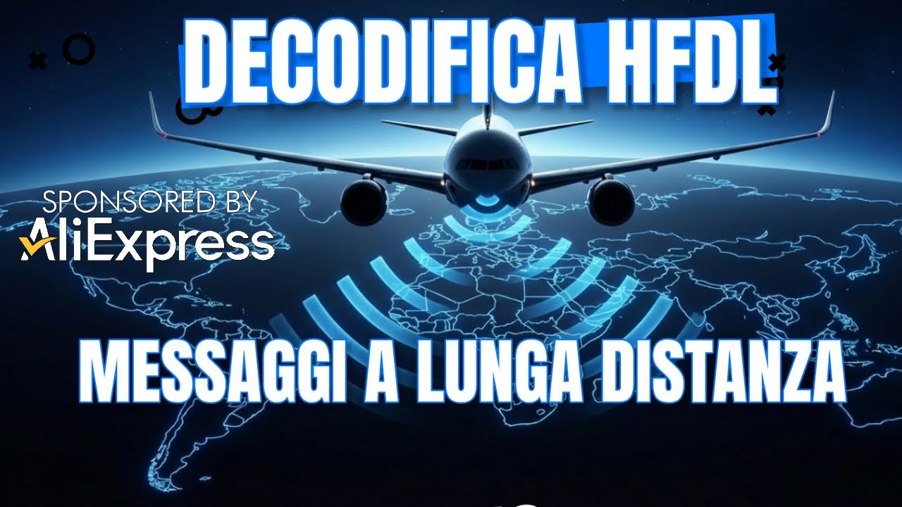 📡 Ricevo e Decodifico Trasmissioni HFDL Aerei con SDR Economico da AliExpress!  📻✈️ SWL EP.04