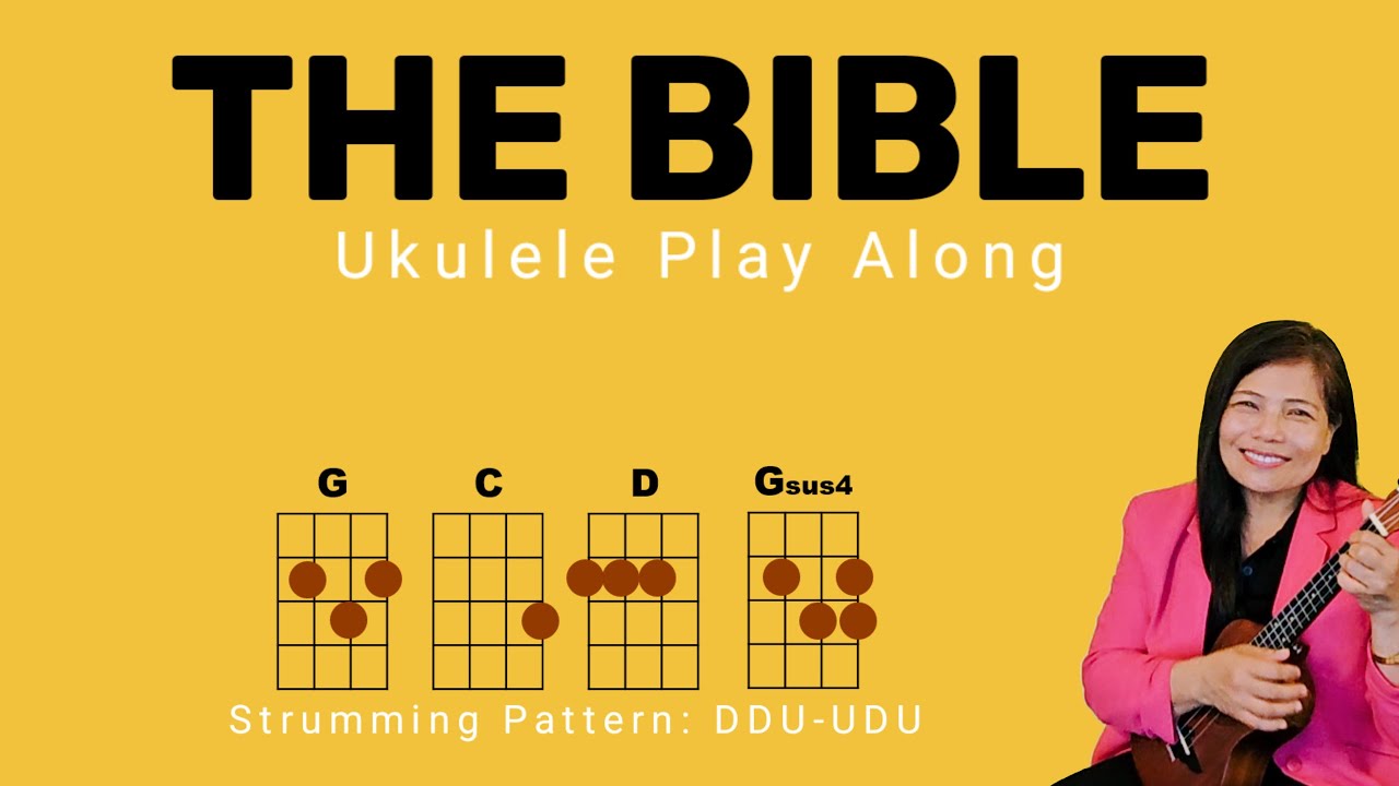 THE BIBLE SONG | SDA AY SONG | UKULELE GUITAR TUTORIAL PLAY ALONG | CHORDS LYRICS