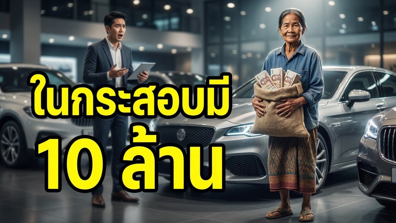 ป้าชาวสวนถูกดูถูก เปิดกระสอบปุ๋ยสิบล้านซื้อรถหรู