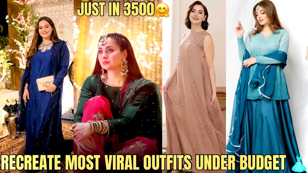 Recreate 4 outfits from Scratch👗||under 3500🤗 ||self made wedding dresses by  