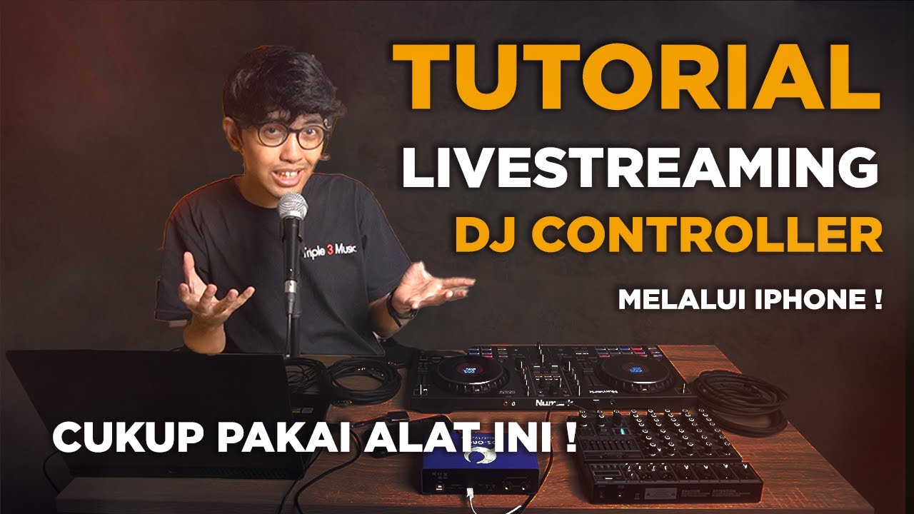 Tutorial Live Streaming DJ Di Tiktok, BIGO dll Menggunakan Iphone High Quality Audio