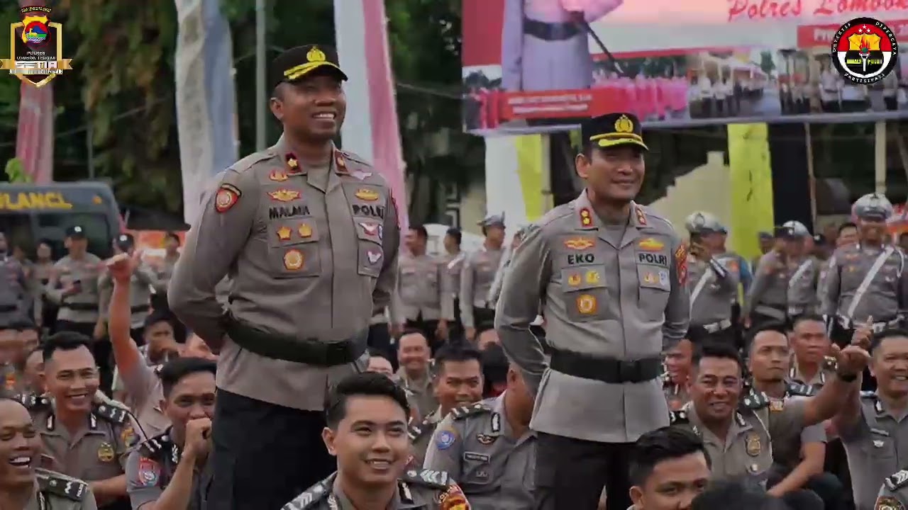 Upacara Korps Raport dan Wisuda Purna Bakti Personel Polres Lombok Tengah Periode 1 Juli 2025