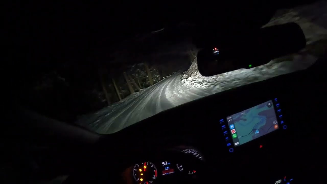 GR Yaris snow drifting DEC 2022 POV