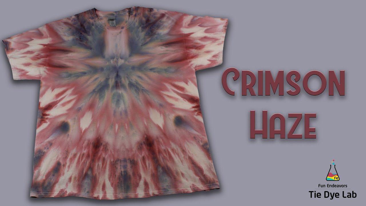 Tie Dye Designs: Crimson Haze Burst Twist (new Dalula Co. color)