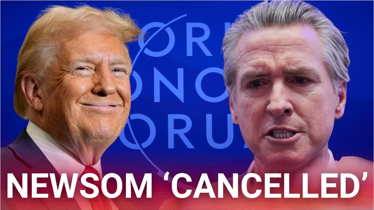 Gavin Newsom roasted after complaining about Trump ‘cancelling’ him