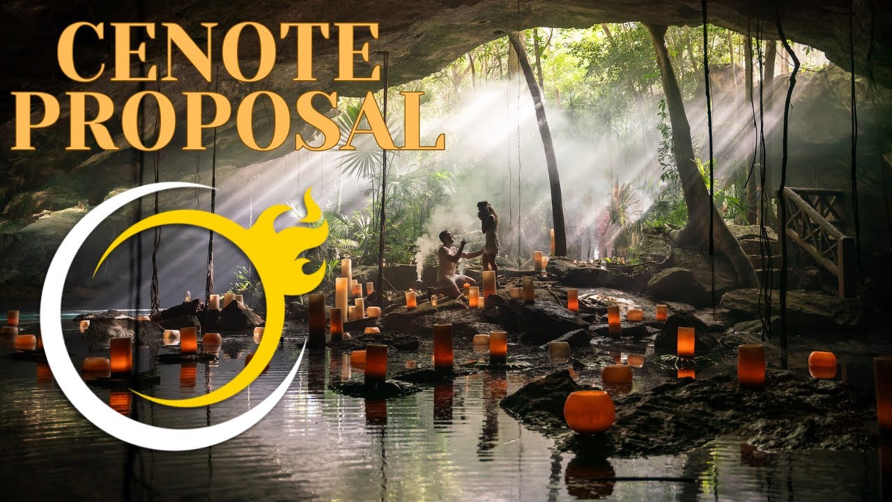 Surprise cenote proposal ceremony in Earth's most amazing natural cathedral