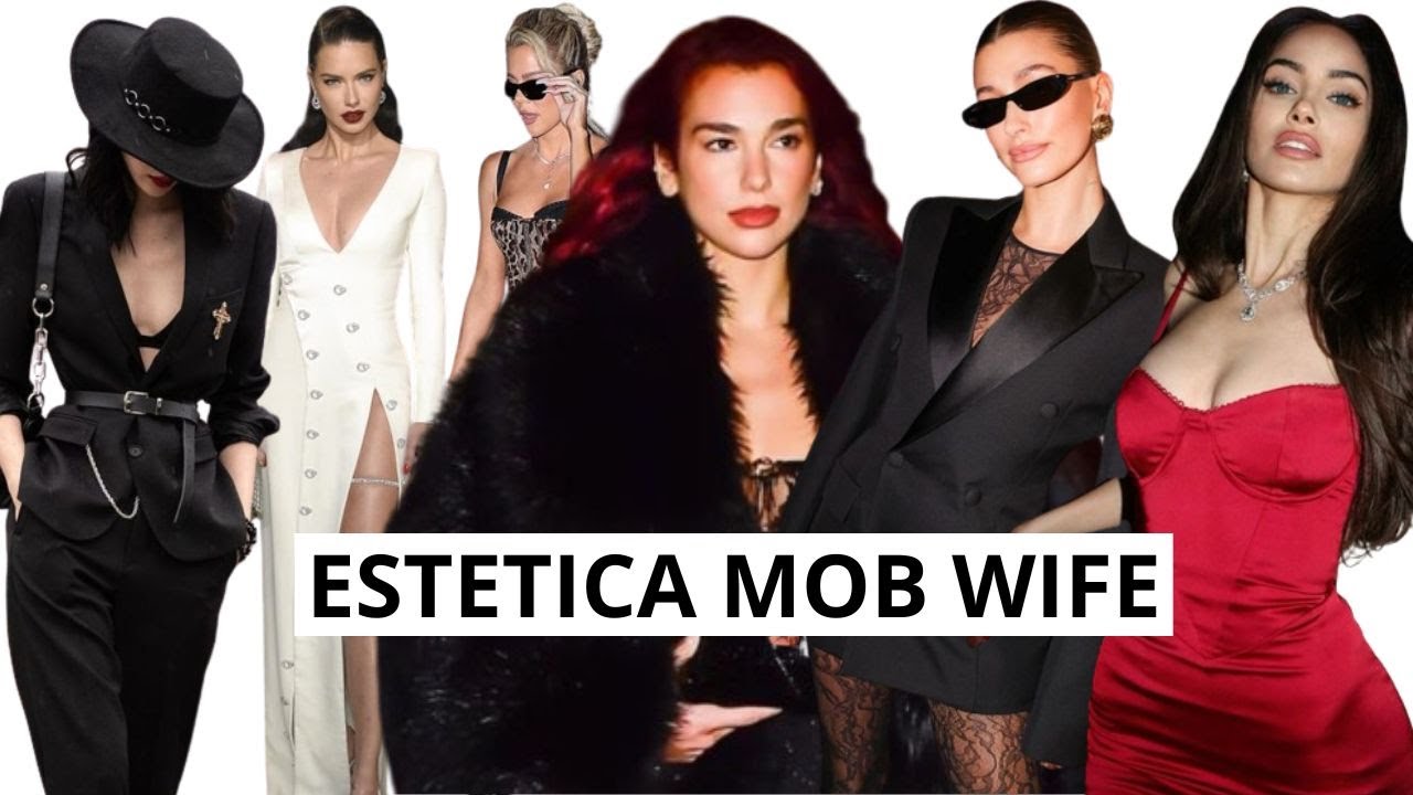 TENDENCIA MOB WIFE. ¿QUE ES Y COMO SE LLEVA? NUEVA TENDENCIA 2024 EN MODA Y ESTETICA