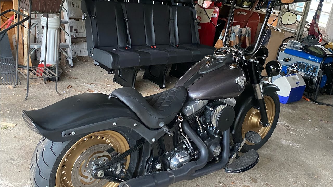 Softail 200 rear tire conversion using OEM parts