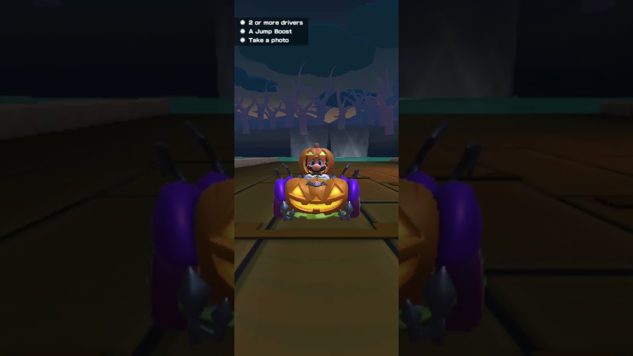 Mario Kart Tour (Halloween Mario Gameplay) Challenge 10: Snap A Photo (21-10-2023)