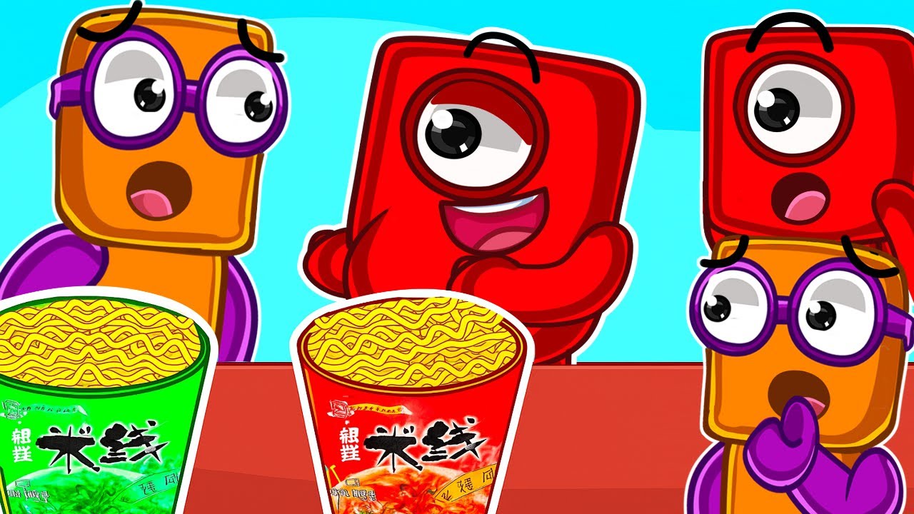 NUMBERBLOCKS MUKBANG ANIMATIONS THAT WILL MAKE YOU LAUGH!