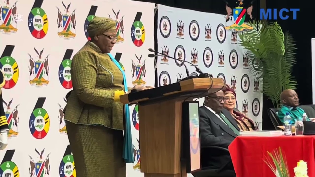 100 days in office and NDP6 launch by Dr. Netumbo Nandi-Ndaitwah, 21 July 2025 #namibia #NDP6