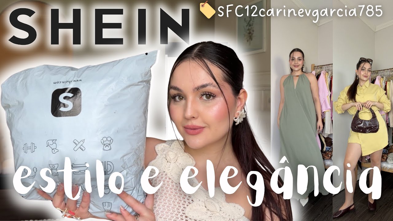 Compras SHEIN de VERÃO elegantes e estilosos ☀️🌸 vestidos, saias… ✨ 🏷️ SFC12carinevgarcia785