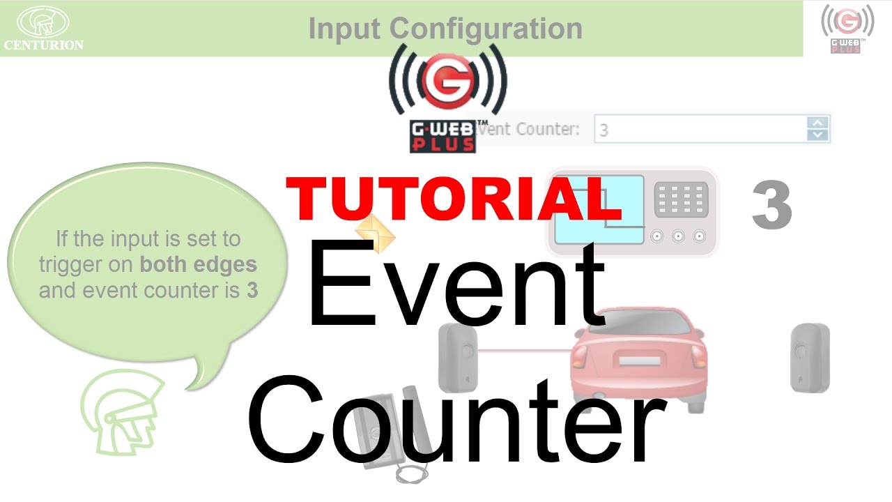 Event Counter - G-WEB PLUS - Centurion Systems