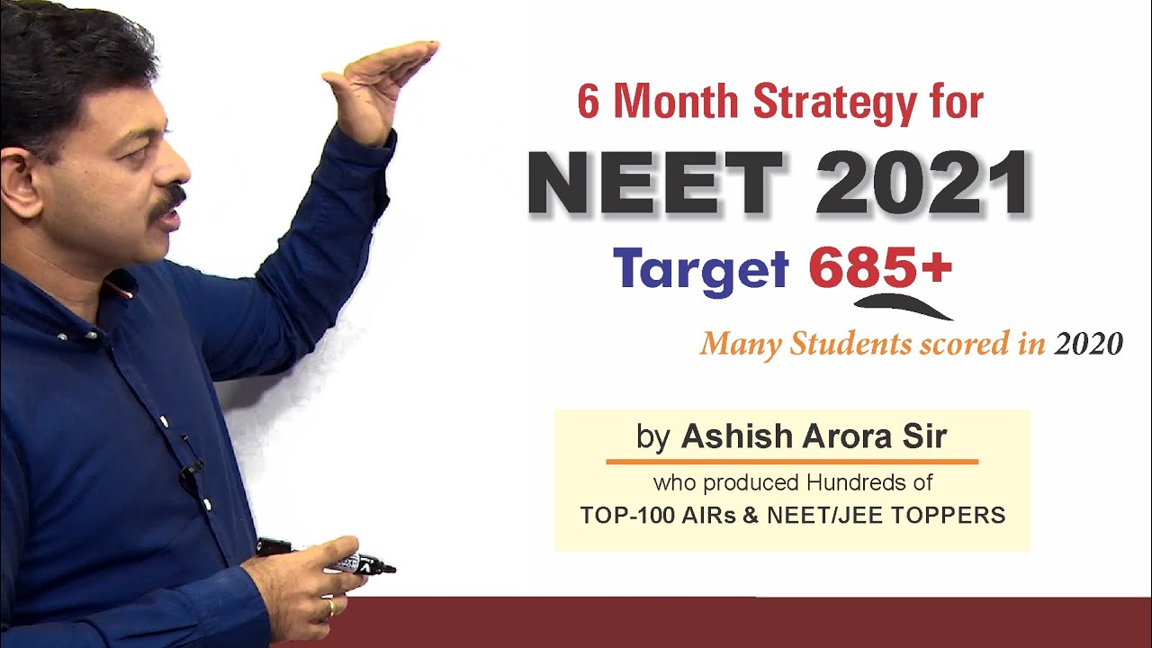 NEET 2021 strategy | Study Plan to Score 685+ in 6 months