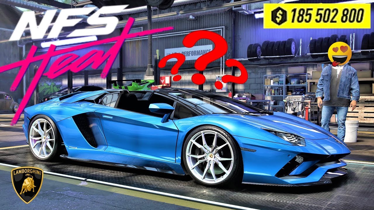 NFS Heat Lamborghini Aventador Custom + test complet