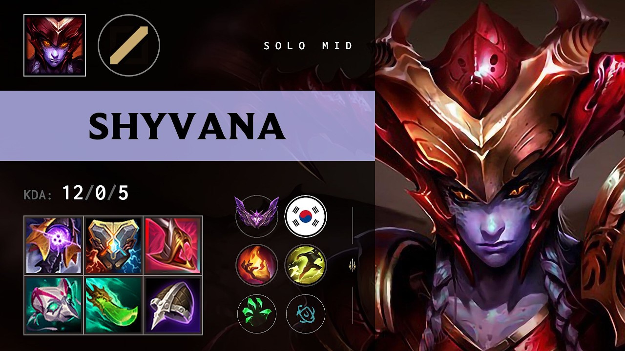 Shyvana Mid vs Katarina - KR Master Patch 26.12