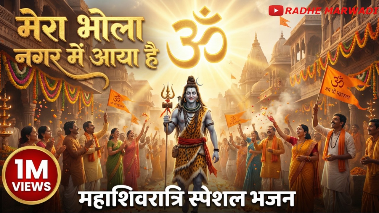मेरा भोला नगर में आया है - शिव भजन | Mera Bhola Nagar Mein Aaya Hai | RADHE MARWADI
