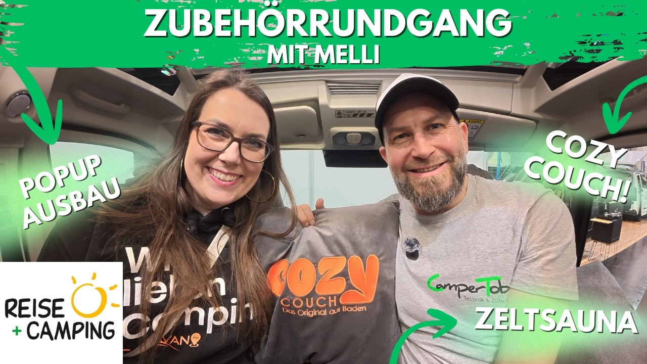 Zubehör Rundgang auf der Reise + Camping Messe | mit Melli von  @HAPPYCAMPINGUNDODERSO  🚐