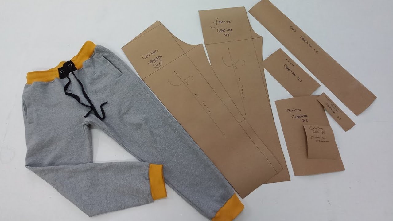 Como fazer molde para calça Masculina Adulto  Medidas P M G e GG