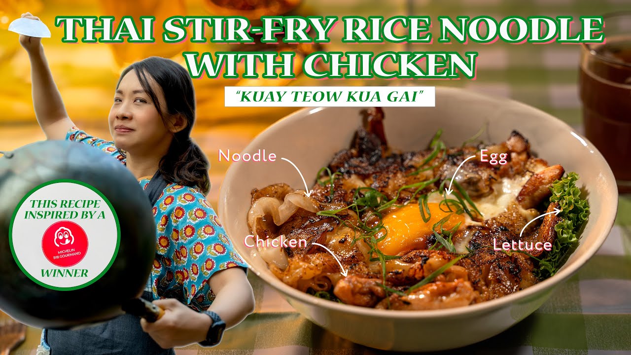 Easy MICHELIN-WORTHY Thai Noodles: KUAY TEOW KUA GAI Recipe YOU Can MASTER!