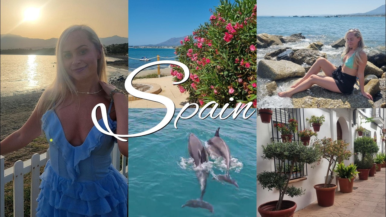 Spain Travel Vlog | Sol Marbella Estepona Atalaya Park hotel, Estepona, Dolphin boat trip etc. 🇪🇸☀️
