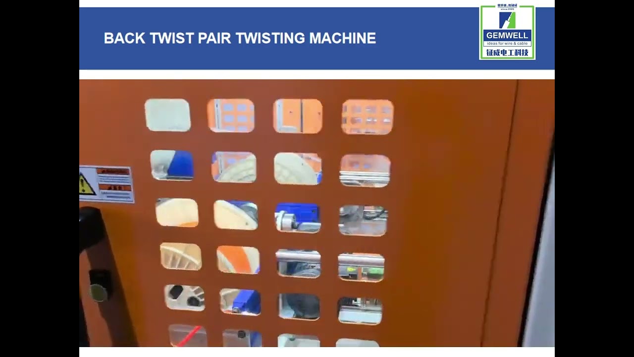 Back Twist Pair Twisting Machine
