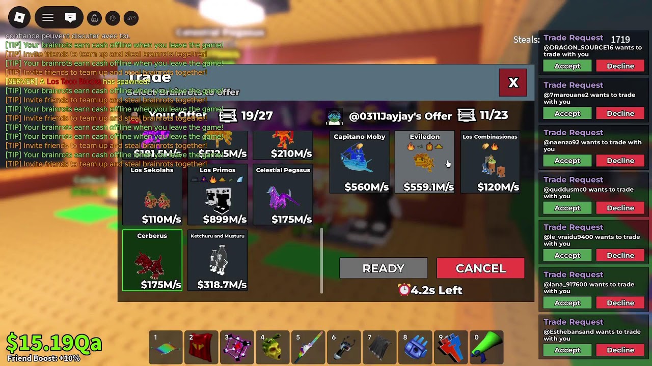 trades / duels !