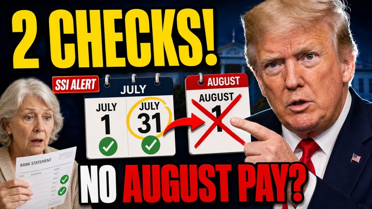 SSI ALERT: 2 Checks in July 2026, NO Check in August &mdash; Don&rsquo;t Spend the Second Payment!