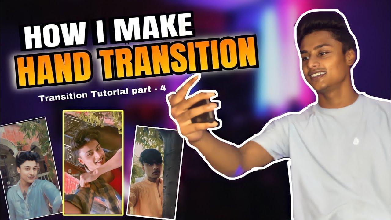 Reel Transition Tutorial Part #4 // How I create hand transition // Galaxy Boy // #tutorial #reels