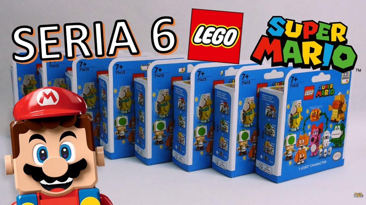 POSTACIE z LEGO SUPER MARIO (SERIA 6) 🍄 / UNBOXING