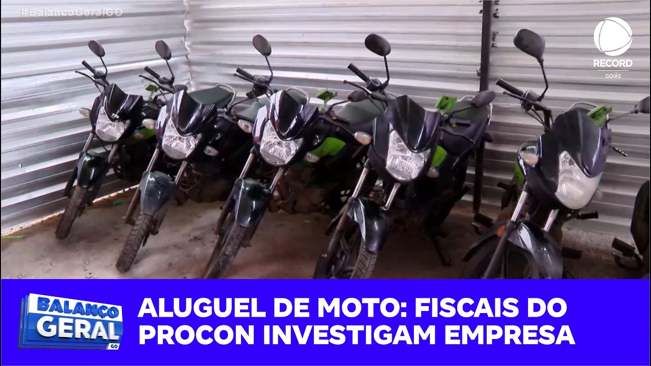 ALUGUEL DE MOTO: FISCAIS DO PROCON INVESTIGAM EMPRESA