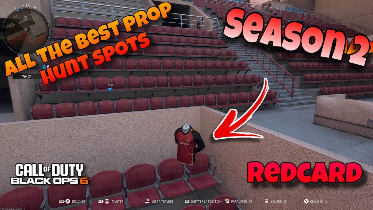 SEASON 2 PROP HUNT: All *BEST* Working Glitch & Spots on Prop Hunt- On Redcard!