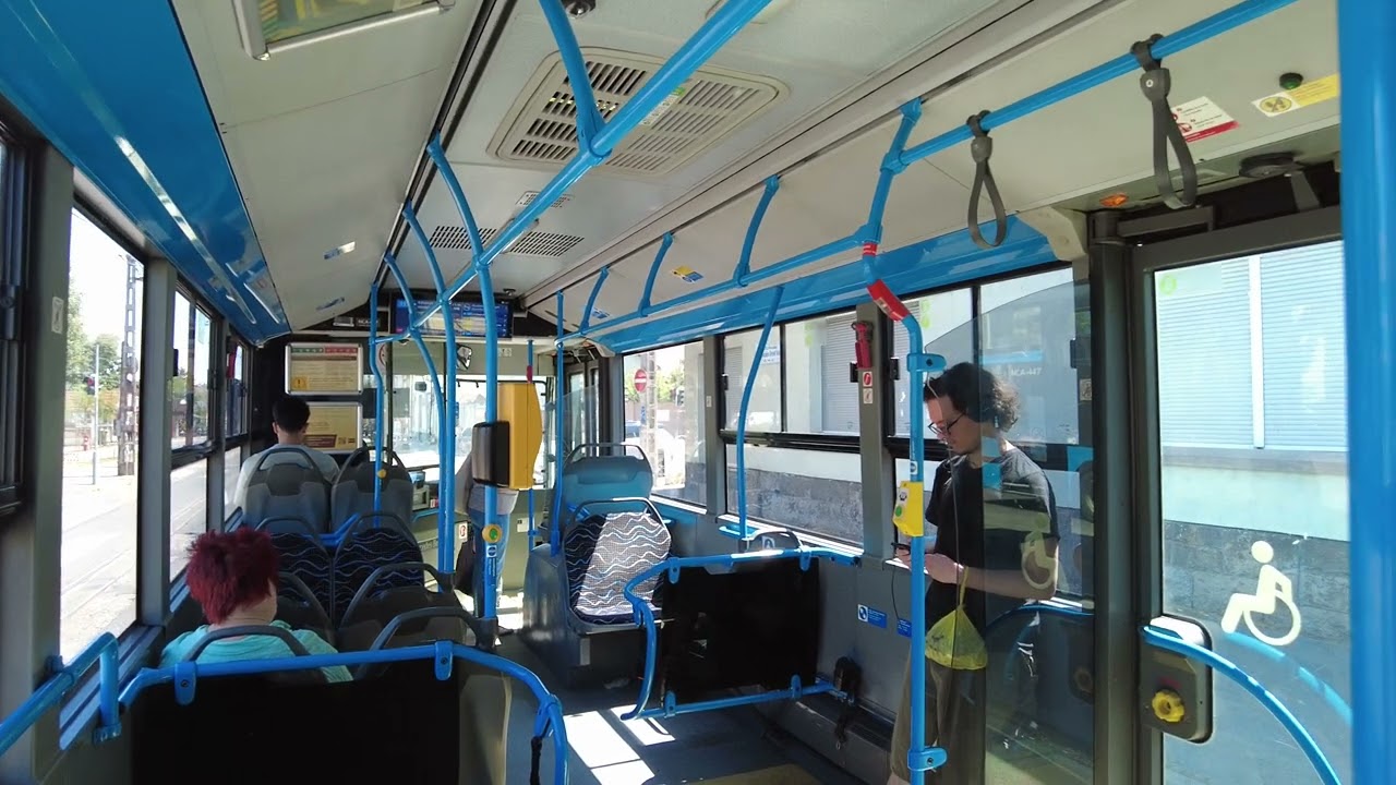 bus ride Nr.151 From Csepel, Ady Endre út To Kőbánya-Kispest - Budapest [4K HDR]