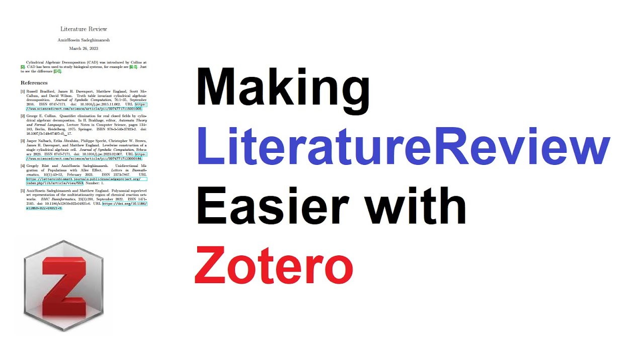 How Zotero can help your literature review task