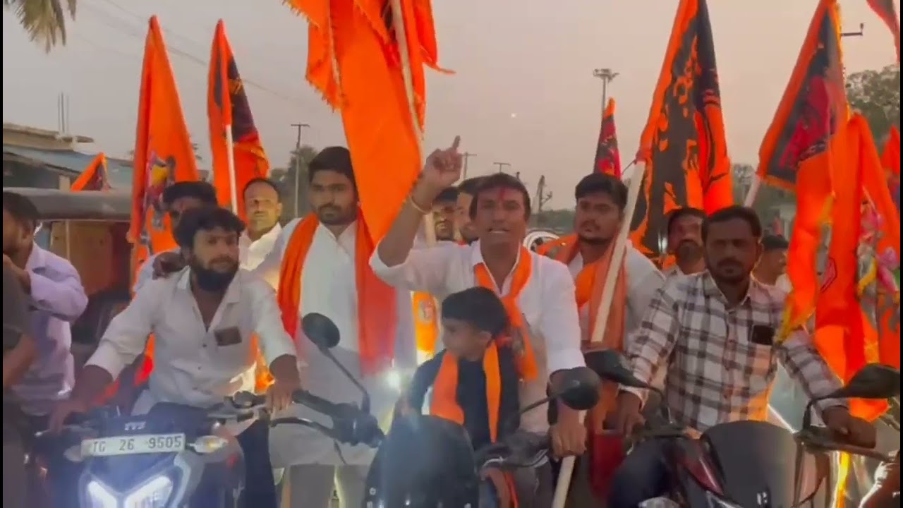 Shivaji jayanti celebration in Dornakal 